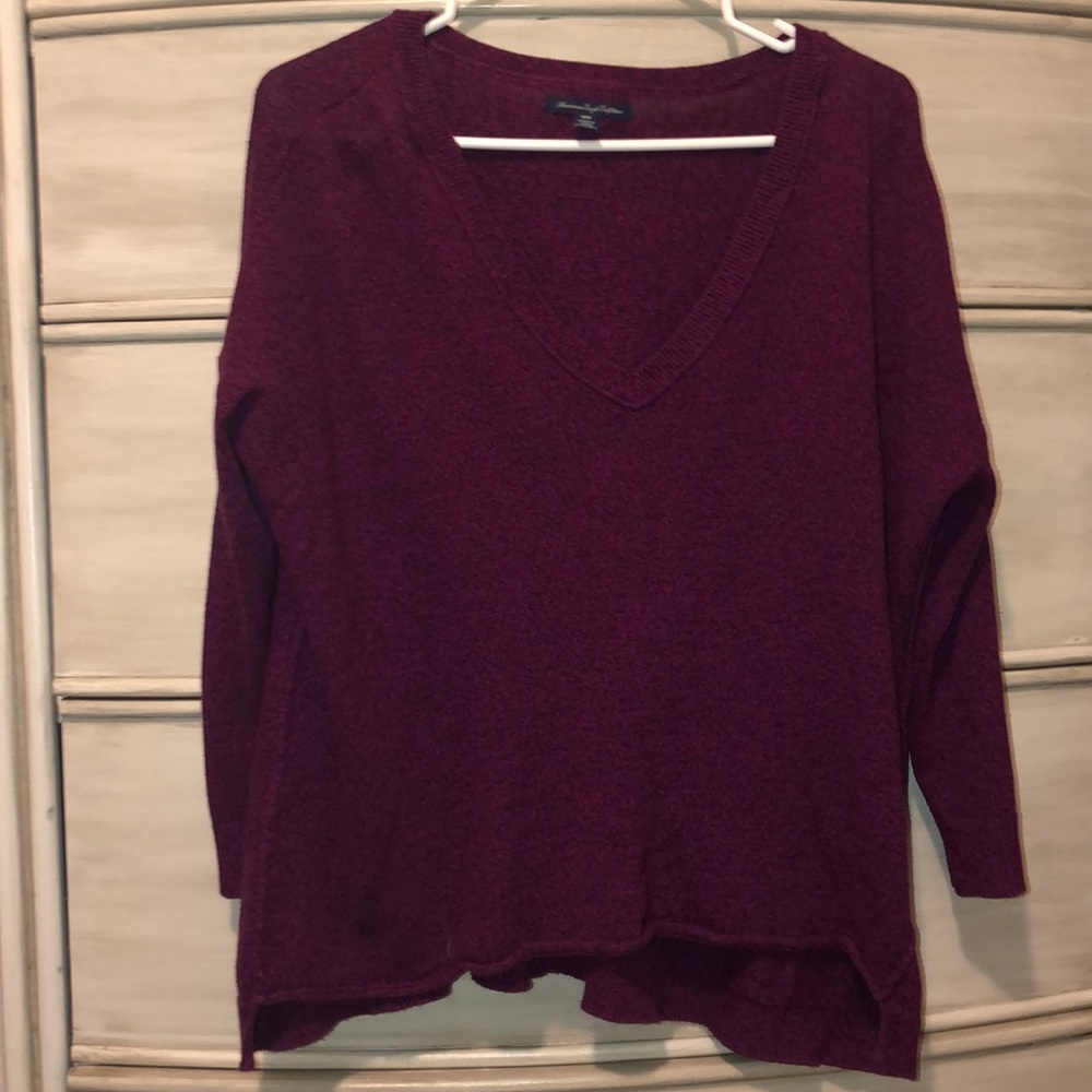 Purple sweater